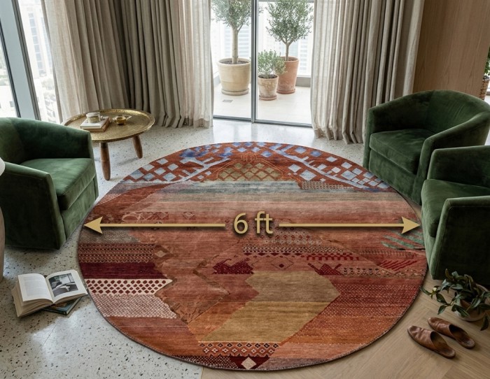 large round rugs